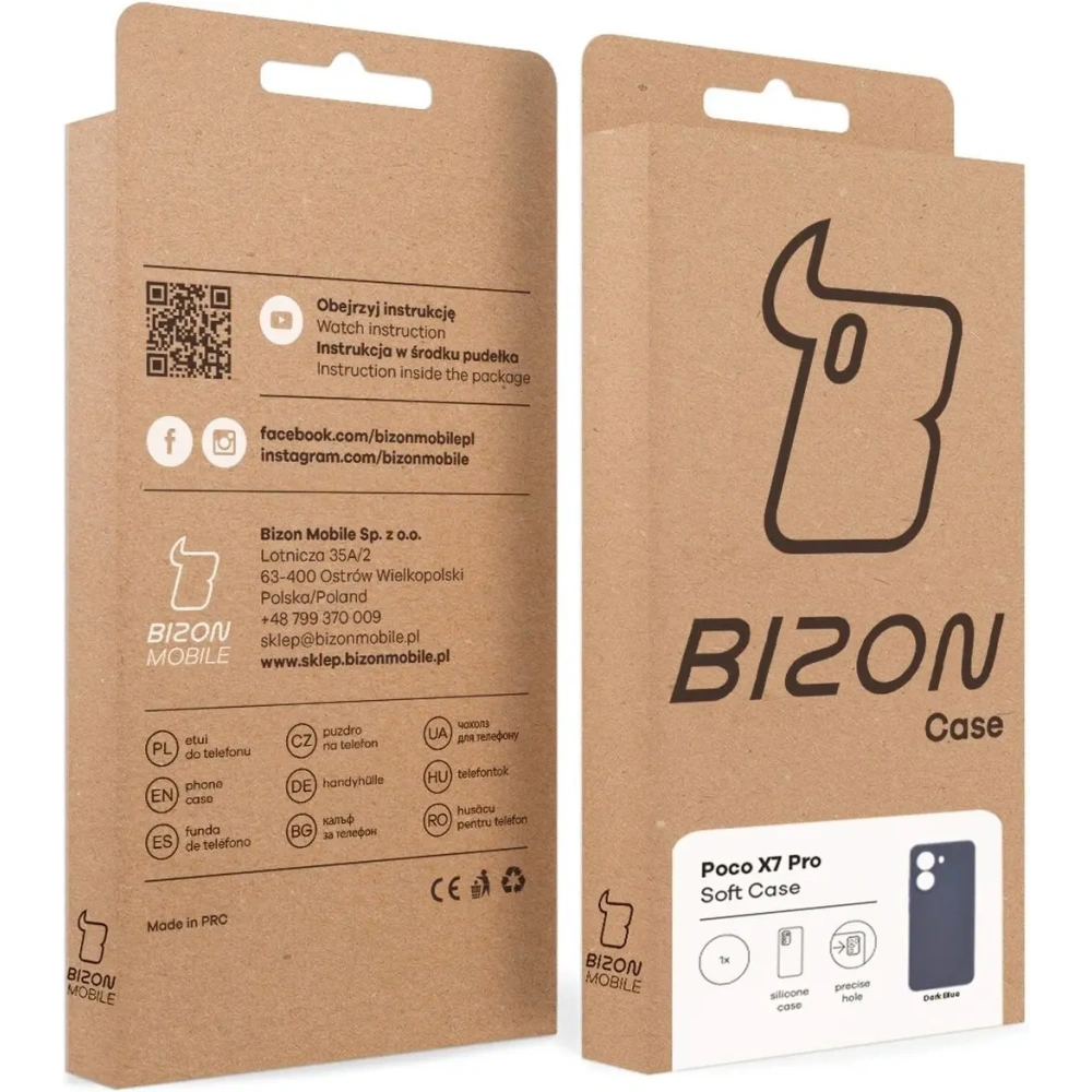 Hurtownia GSM - Bizon Soft Case Xiaomi POCO X7 Pro tmavě modrý - BIZ9402 - {ean13} - Hurt