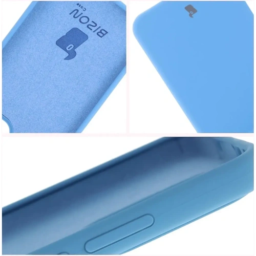 Silikonowe etui Bizon Soft Case do Oppo Reno13 Pro niebieskie