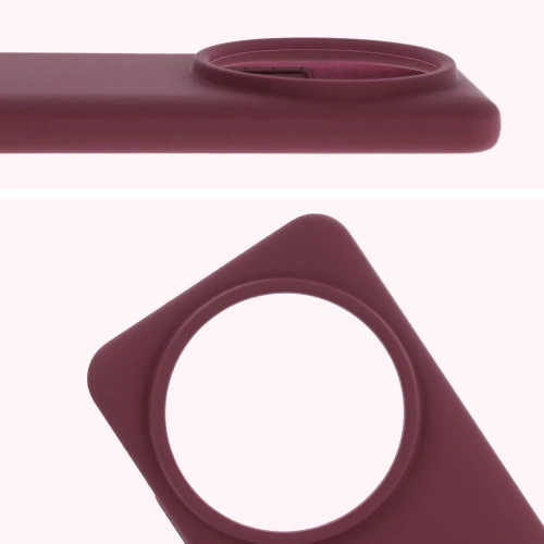 Silikonowe etui Bizon Soft Case do Xiaomi 15 Ultra ciemnofioletowe