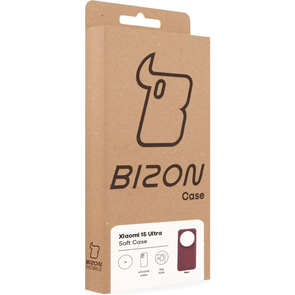 Hurtownia GSM - Bizon Soft Case Xiaomi 15 Ultra sötét lila - BIZ9404 - {ean13} - Hurt