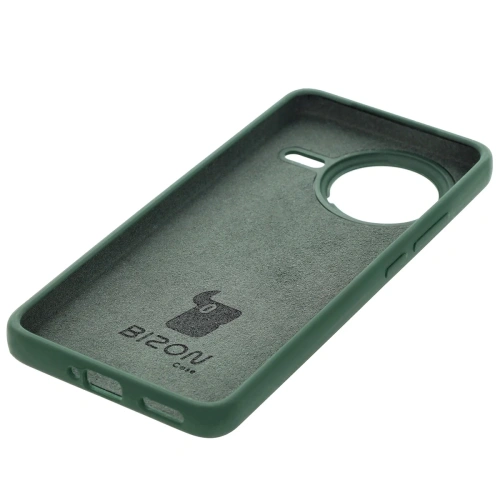 Silikonowe etui Bizon Soft Case do Xiaomi POCO F7 Pro ciemnozielone