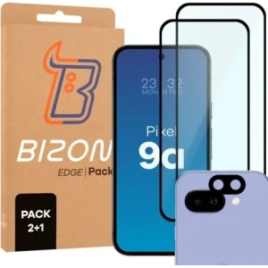 Hurtownia GSM - Bizon Edge 2 Pack 2x gehärtetes Glas + Linsenschutz Pixel 9a - BIZ9407 - {ean13} - Hurt