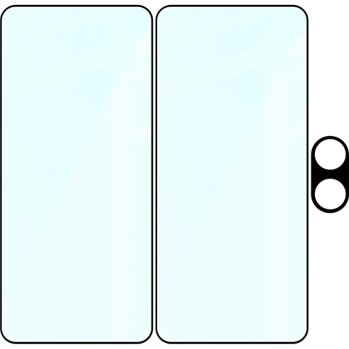 2x szkło na ekran + szkło na aparat Bizon Edge 2 Pack do Xiaomi POCO X7 Pro