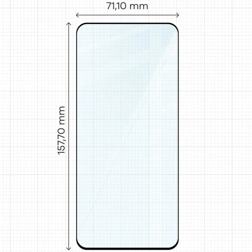 2x szkło na ekran + szkło na aparat Bizon Edge 2 Pack do Xiaomi Redmi Note 14 5G