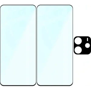 Hurtownia GSM - Bizon Edge 2 Pack 2x tvrzené sklo + ochrana objektivu Xiaomi Redmi Note 14 5G - BIZ9411 - {ean13} - Hurt