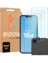 Hurtownia GSM - Bizon Glass Clear 2 Pachete 3x sticlă temperată + protecție pentru lentile Apple iPhone 16e - BIZ9412 - {ean13} - Hurt
