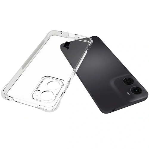 Etui + 2x szkło na ekran Bizon Case Clear Pack do Motorola Moto E15