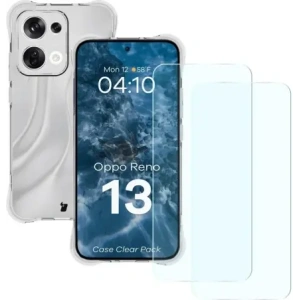 Hurtownia GSM - Husa Bizon Case Clear Pack + 2x sticlă de protecție pentru Oppo Reno13 - BIZ9416 - {ean13} - Hurt