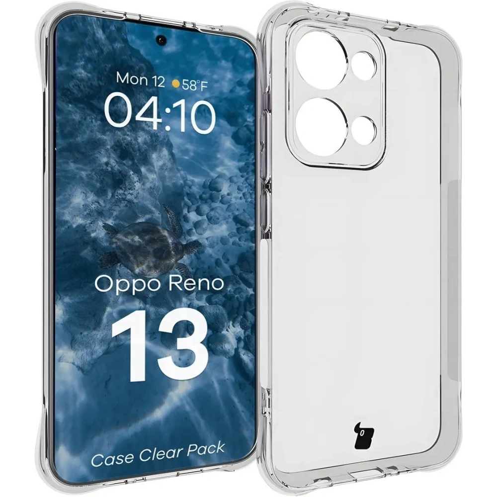 Hurtownia GSM - Husa Bizon Case Clear Pack + 2x sticlă de protecție pentru Oppo Reno13 - BIZ9416 - {ean13} - Hurt