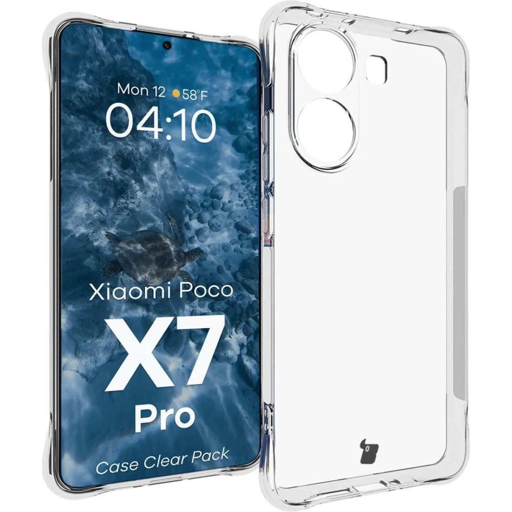 Wholesale Bizon Case Clear Pack case + 2x screen glass Xiaomi POCO X7 Pro - BIZ9417 - {ean13} - Hurt