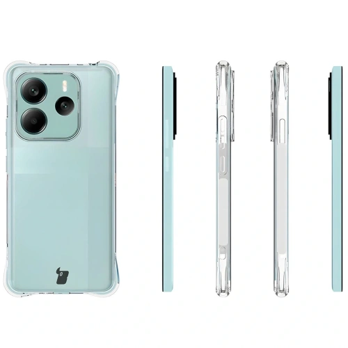 Etui + 2x szkło na ekran Bizon Case Clear Pack do Xiaomi Redmi Note 14 5G