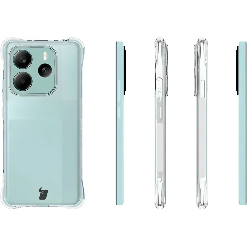 Hurtownia GSM - Bizon Case Clear Pack Hülle + 2x Displayschutzglas für Xiaomi Redmi Note 14 5G - BIZ9418 - {ean13} - Hurt
