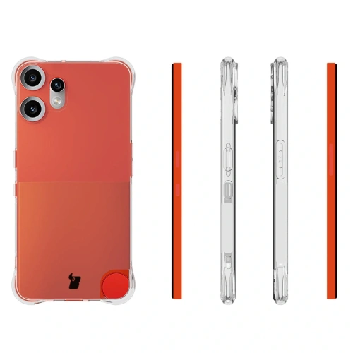 Elastyczne etui Bizon Case Salpa do Nothing CMF Phone 2 Pro przezroczyste