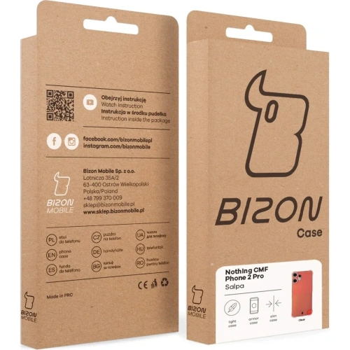 Elastyczne etui Bizon Case Salpa do Nothing CMF Phone 2 Pro przezroczyste