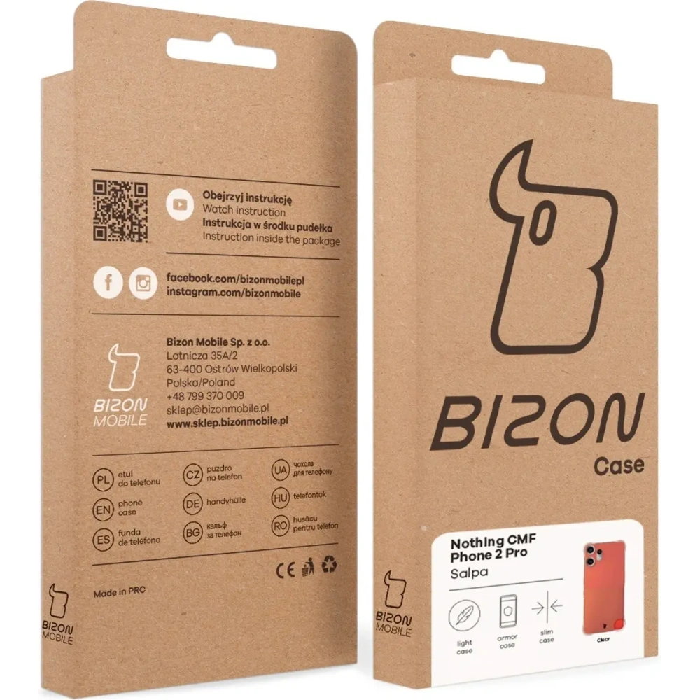 Hurtownia GSM - Bizon Case Salpa Nothing CMF Phone 2 Pro klar - BIZ9419 - {ean13} - Hurt