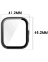 Hurtownia GSM - Bizon Case+Üveg Óra Huawei Watch Fit 4 fekete matt - BIZ9420 - {ean13} - Hurt
