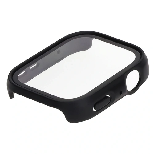 Etui ze szkłem do zegarka Bizon Case+Glass Watch do Huawei Watch Fit 4 czarne matowe