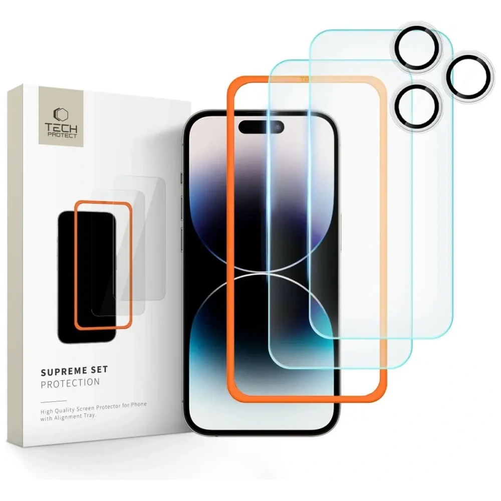 Hurtownia GSM - [CR] Tech-Protect Supreme Set gehärtetes Glas für Apple iPhone 16 Pro Max Clear [3 PACK] - OT-899 - {ean13} - Hurt