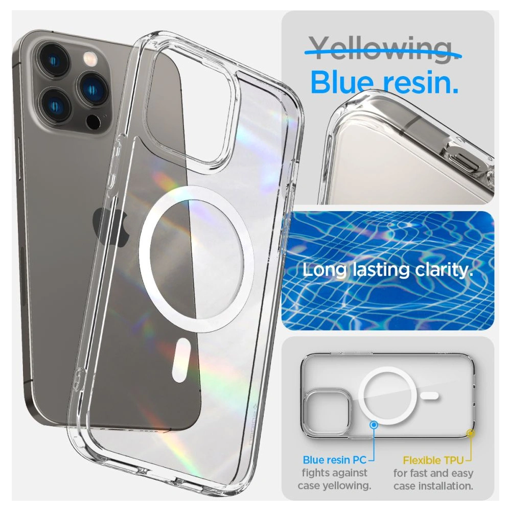 Hurtownia GSM - [CR] Spigen Ultra Hybrid Mag MagSafe Hülle für Apple iPhone 14 Pro Weiß - OT-900 - {ean13} - Hurt