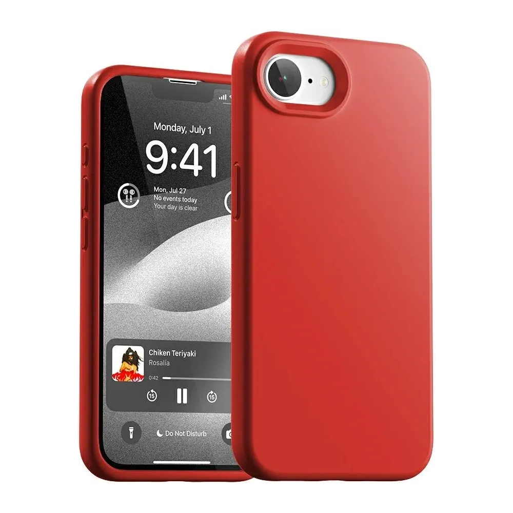 Wholesale Mercury Silicone Case Apple iPhone 16e red - MCR16 - {ean13} - Hurt