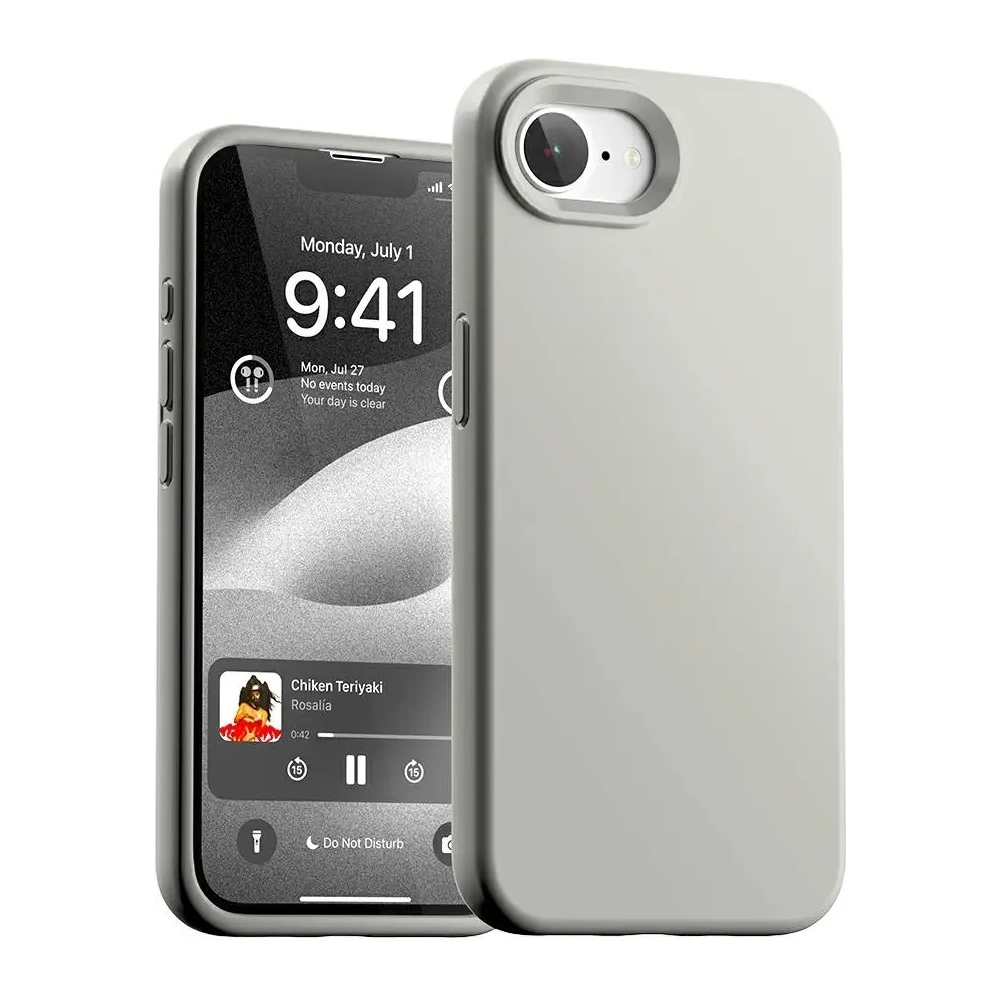 Wholesale Mercury Silicone Case Apple iPhone 16e stone - MCR19 - {ean13} - Hurt