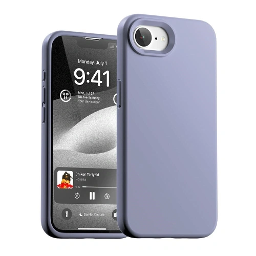 Etui Mercury Silicone do Apple iPhone 16e lawendowy
