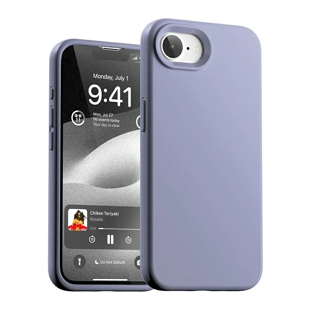 Wholesale Mercury Silicone Case Apple iPhone 16e lavender - MCR20 - {ean13} - Hurt