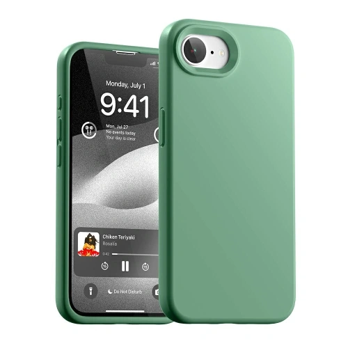 Etui Mercury Silicone do Apple iPhone 16e zielony