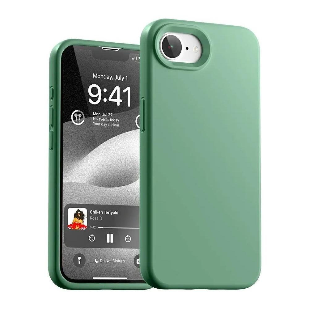 Wholesale Mercury Silicone Case Apple iPhone 16e green - MCR22 - {ean13} - Hurt