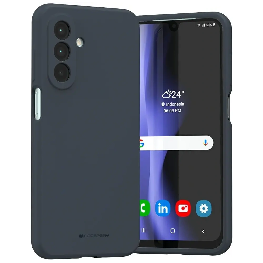 Wholesale Mercury Silicone Case Samsung Galaxy A26 navy blue - MCR26 - {ean13} - Hurt