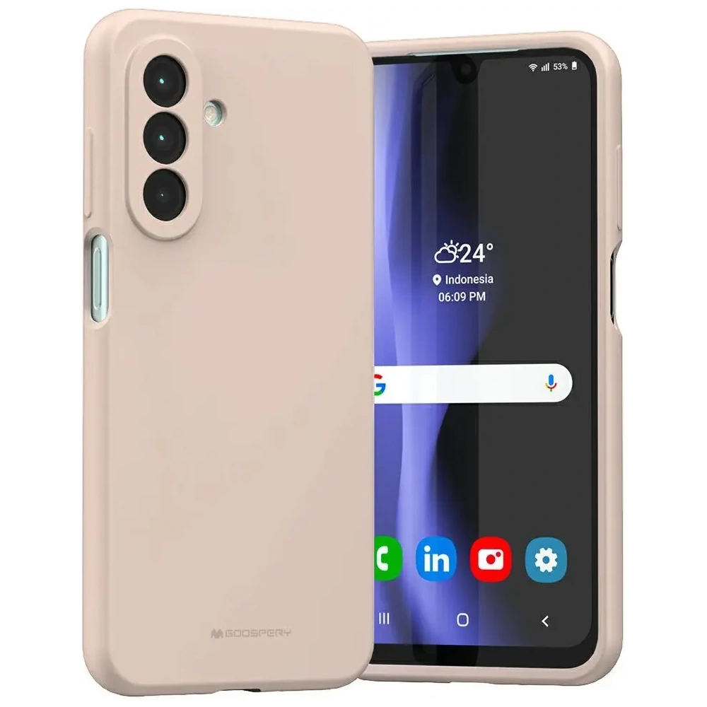 Hurtownia GSM - Etui Mercury Silicone do Samsung Galaxy A26 różowo-piaskowy - MCR29 - {ean13} - Hurt