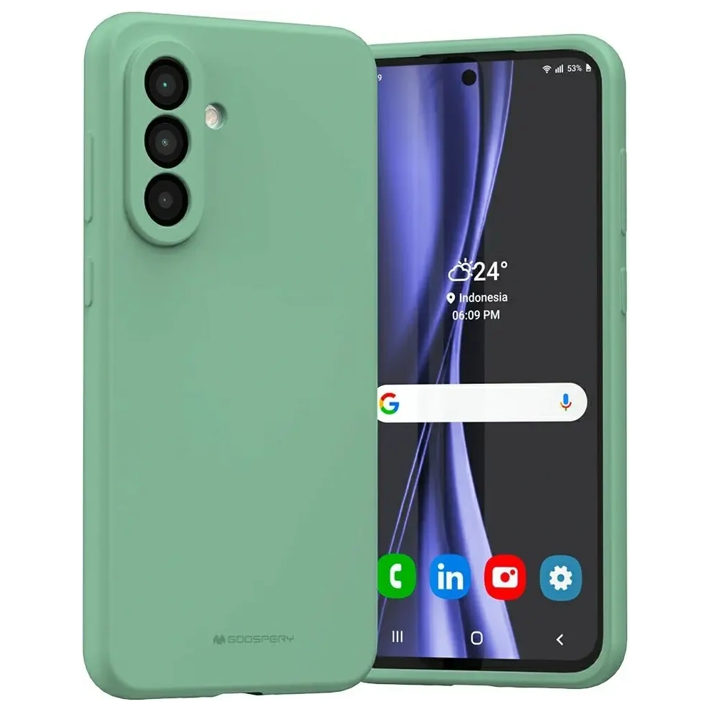 Hurtownia GSM - Etui Mercury Silicone do Samsung Galaxy A36 zielony - MCR38 - {ean13} - Hurt