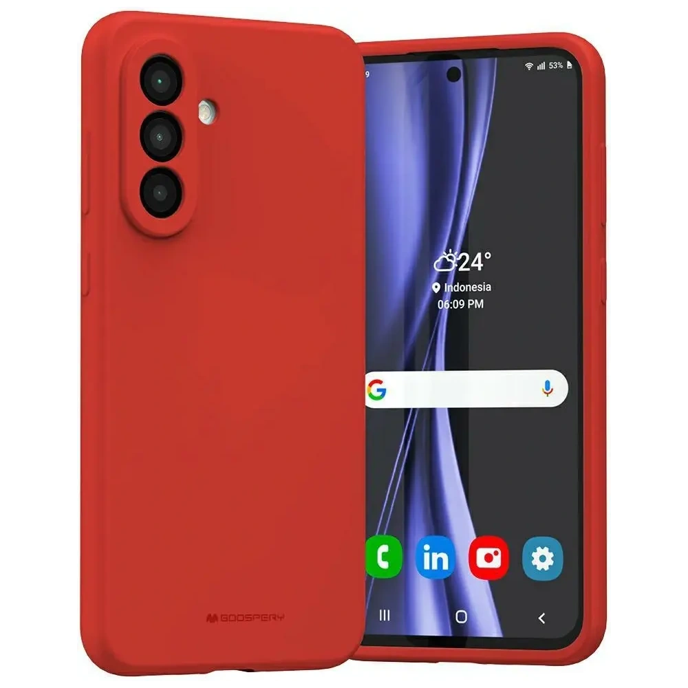 Wholesale Mercury Silicone Case Samsung Galaxy A56 red - MCR40 - {ean13} - Hurt