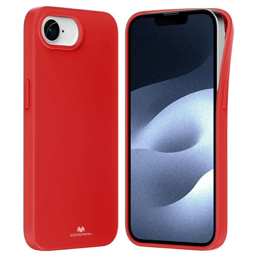 Hurtownia GSM - Husa moale Mercury pentru Apple iPhone 16e roșie - MCR51 - {ean13} - Hurt