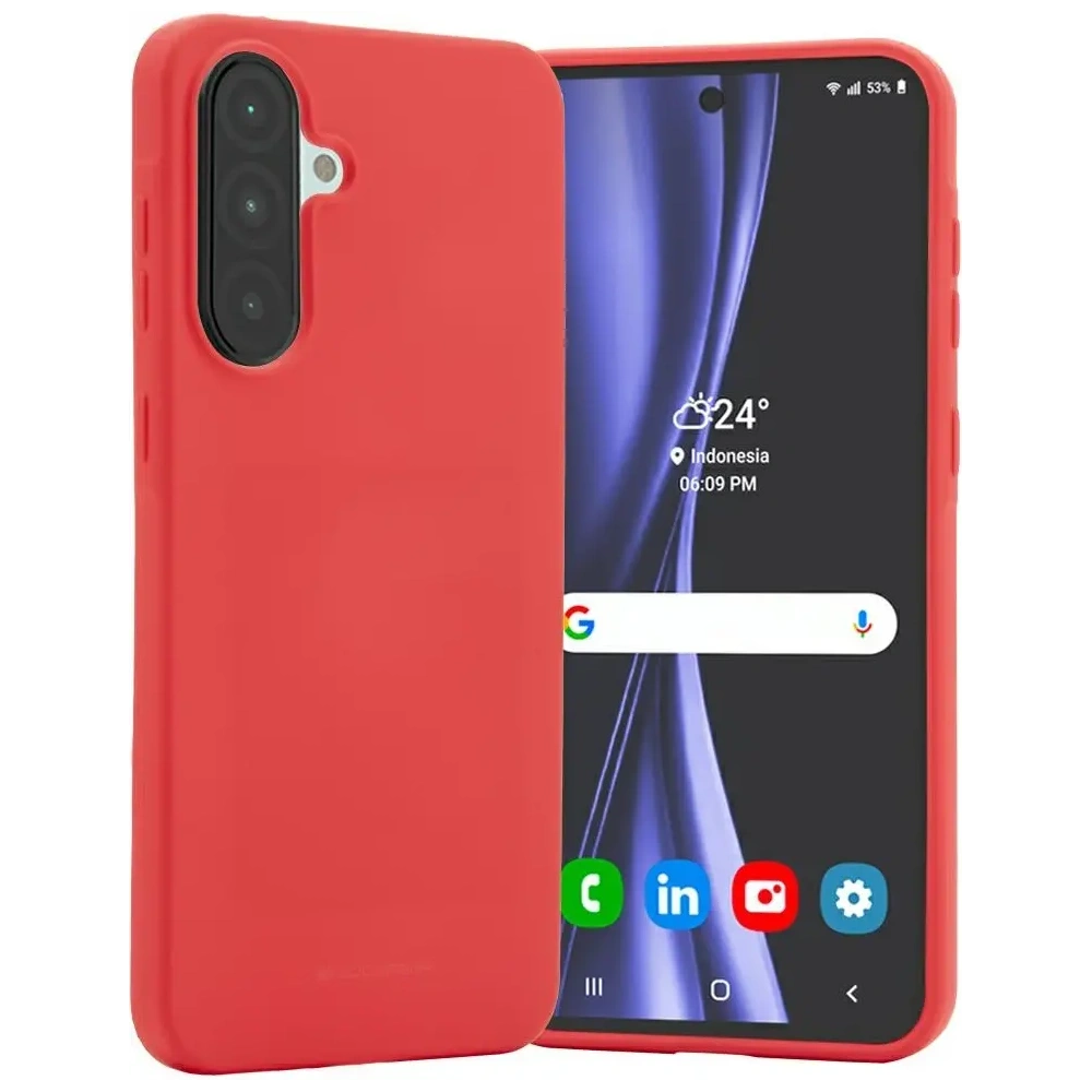Hurtownia GSM - Etui Mercury Soft do Samsung Galaxy A36 czerwony - MCR60 - {ean13} - Hurt