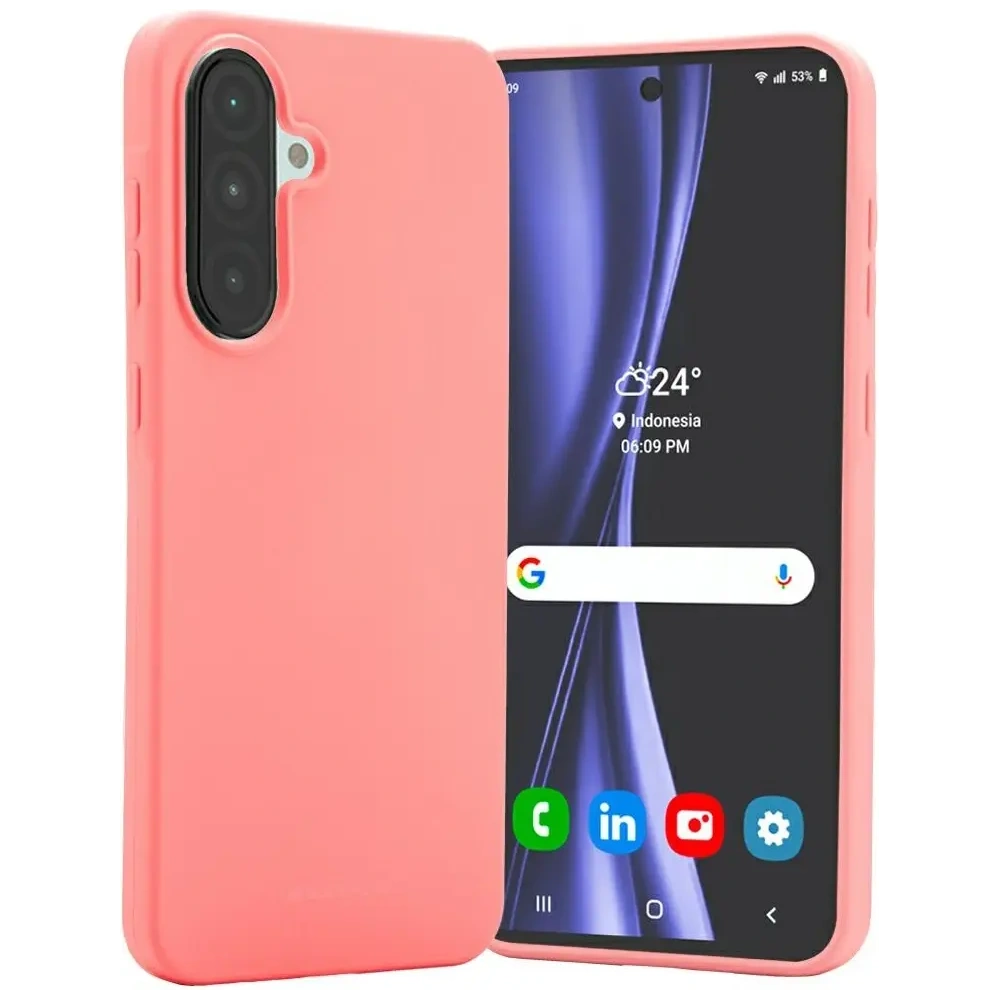 Hurtownia GSM - Etui Mercury Soft do Samsung Galaxy A36 różowy - MCR64 - {ean13} - Hurt