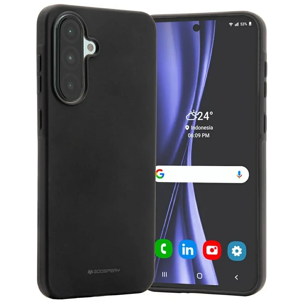 Hurtownia GSM - Husă moale Mercury pentru Samsung Galaxy A56 neagră - MCR65 - {ean13} - Hurt