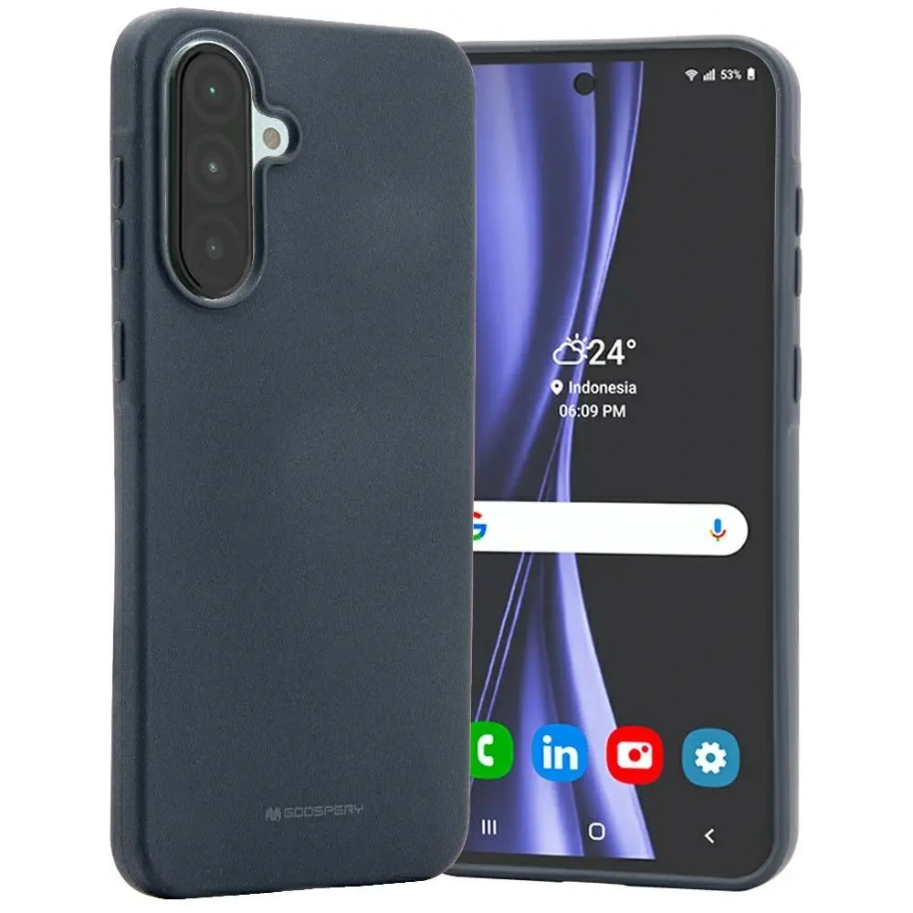 Hurtownia GSM - Husa moale Mercury pentru Samsung Galaxy A56, albastru marin - MCR67 - {ean13} - Hurt