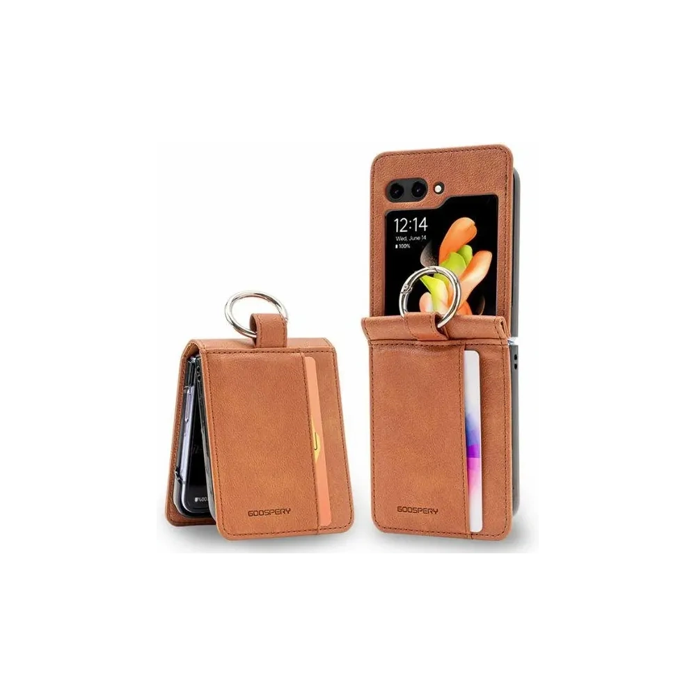 Hurtownia GSM - Etui Mercury Basic Diary do Samsung Galaxy Z Flip6 jasnobrązowy - MCR71 - {ean13} - Hurt