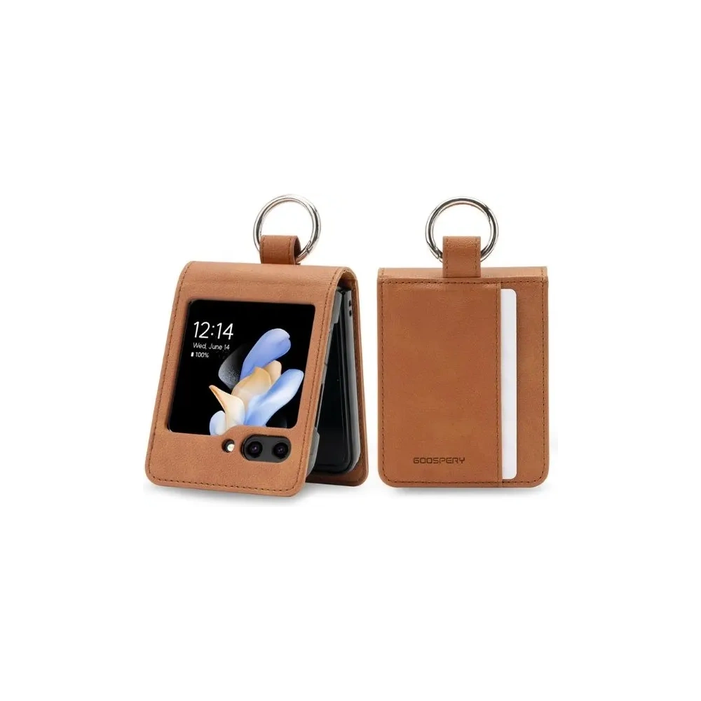 Hurtownia GSM - Etui Mercury Basic Diary do Samsung Galaxy Z Flip6 jasnobrązowy - MCR71 - {ean13} - Hurt