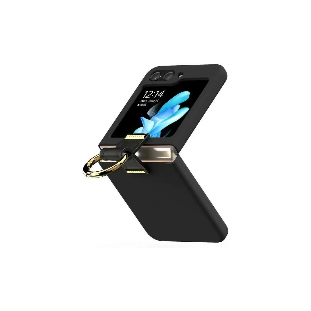 Hurtownia GSM - Mercury Gold Ring Case Samsung Galaxy Flip6 schwarz - MCR114 - {ean13} - Hurt