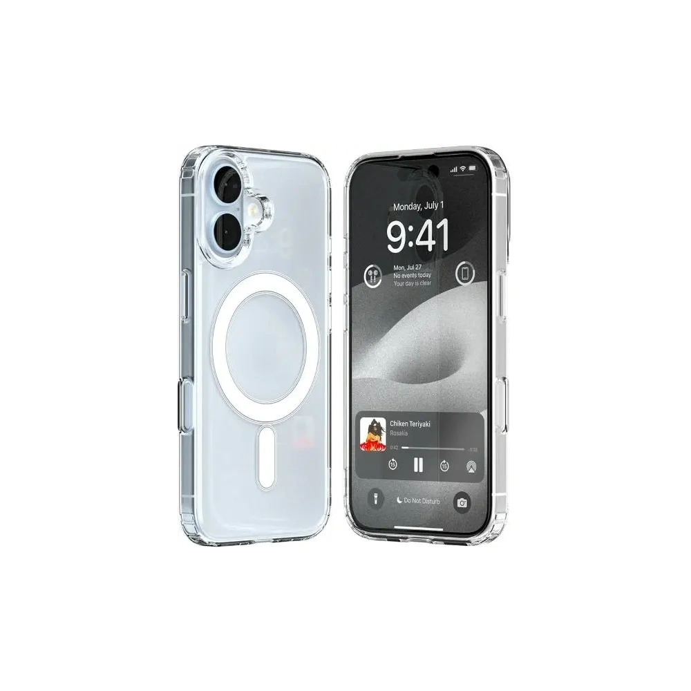 Etui Mercury MagSafe Jelhard do Apple iPhone 16 przezroczysty