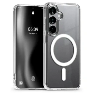 Wholesale Mercury MagSafe Jelhard Case Samsung Galaxy S25 clear - MCR133 - {ean13} - Hurt