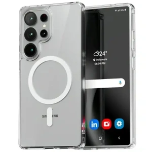 Wholesale Mercury MagSafe Jelhard Case Samsung Galaxy S25 Ultra clear - MCR134 - {ean13} - Hurt