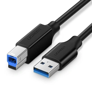 USB 3.0 A-B kabel UGREEN US210 pro tiskárnu, 2m (černý)