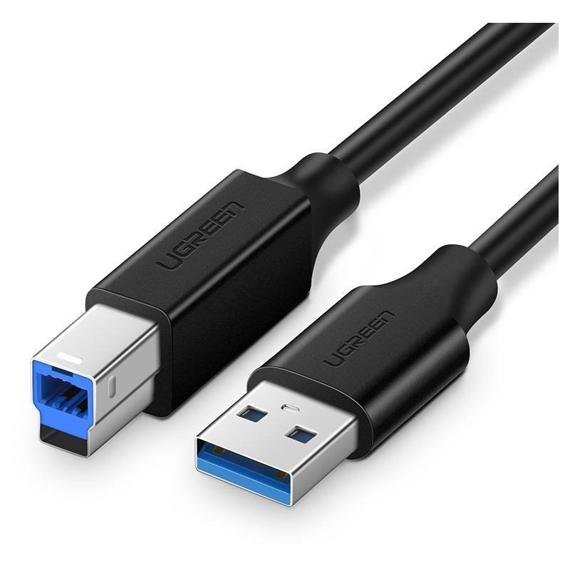 Ugreen Distributor - 6957303813728 - UGR408BLK - UGREEN US210 USB 3.0 A-B Cable for Printer 2m (Black) - B2B homescreen