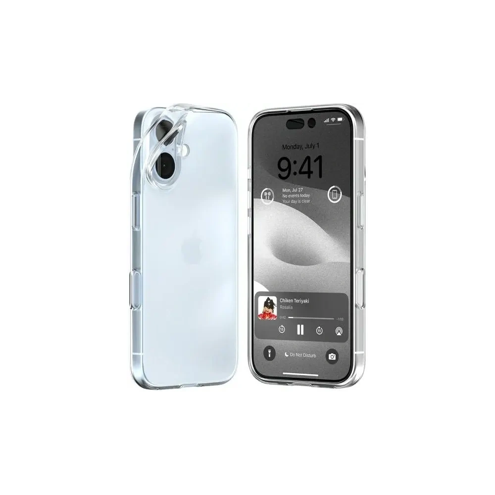 Wholesale Mercury Jelly Clear Case Apple iPhone 16 clear - MCR160 - {ean13} - Hurt