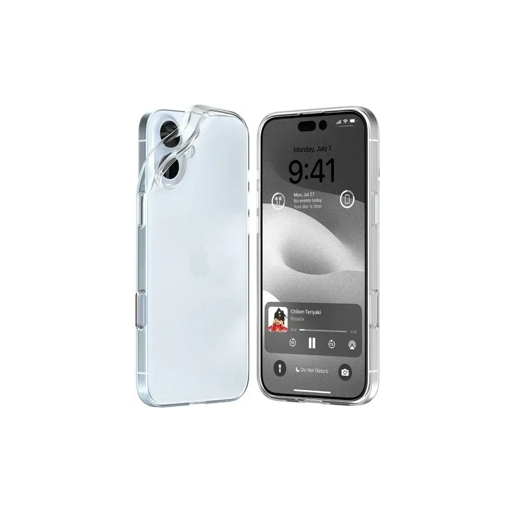 Wholesale Mercury Jelly Clear Case Apple iPhone 16 Plus clear - MCR161 - {ean13} - Hurt