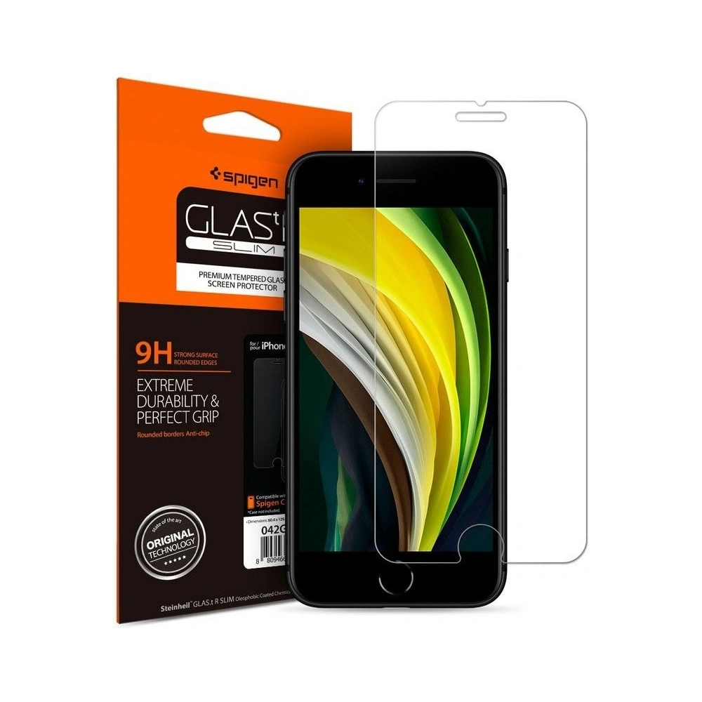 Hurtownia GSM - Szkło hartowane Spigen GLAS.tR Slim Apple iPhone SE 2022/SE 2020/8/7 - SPN1159 - {ean13} - Hurt