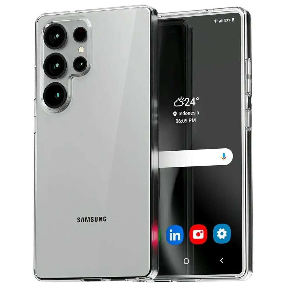 Hurtownia GSM - Carcasă transparentă Mercury Jelly Clear pentru Samsung Galaxy S25 Ultra - MCR183 - {ean13} - Hurt